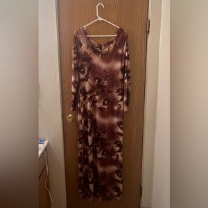 Urban Outfitters Silence + Noise Off The Shoulder Maxi-Dress